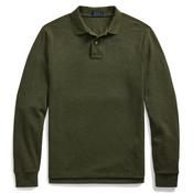 Mens Custom Slim Fit Mesh Polo Shirt - Service Green Heather - 2XL image