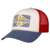 Rhombus Trucker Cap - Blue/Red - One image