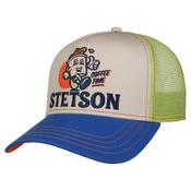 Coffee Time Trucker Cap - Beige/Blue - One image