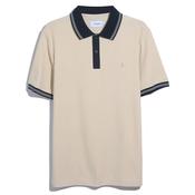 Mens Kimell Tipped Polo Shirt - Mist Grey - S image