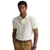 Mens The Iconic Mesh Polo Shirt - Parchment Cream - M image