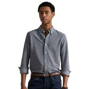Mens Knit Oxford Shirt - Newport Navy - S image
