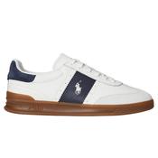 Mens Heritage Aera Leather Trainers - Off White/Navy - 7 image