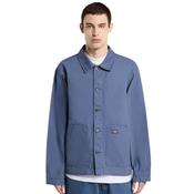 Mens Unlined Canvas Barn Jacket - Retro Indigo - XS image