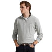 Mens Luxury Jersey Quarter-Zip Pullover - Andover Heather - S image