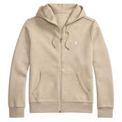 Mens Double-Knit Full-Zip Hoodie - Tuscan Beige Heather - S