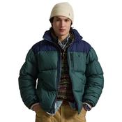 Mens The Gorham Retro Puffer Jacket - Newport Navy/Charter Green - S image