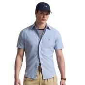 Mens Custom Fit Oxford Shirt - Blue - S image
