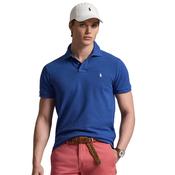 Mens The Iconic Mesh Polo Shirt - Dusty Azure - M image