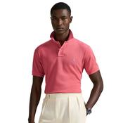 Mens The Iconic Mesh Polo Shirt - Red Sky - S image
