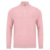 Mens Julius 1/4 Zip Sweater - Rose - M image