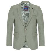 Mens Carlos Slim 3-Piece Suit - Sage - 34S image