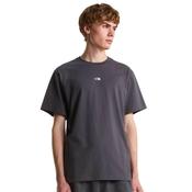 Mens Essential Centre Logo Relaxed T-Shirt - Anthracite Grey - S image