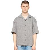 Mens Saga Shirt - Black/White - S image