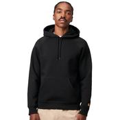 Mens Hooded Chase Sweatshirt - Black/Gold - XS