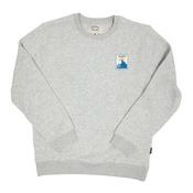 Mens Massif Crew Sweatshirt - Grey - XS image