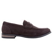 Mens Antwerp Suede Loafers - Hazel - 7 image