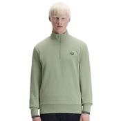 Mens Half Zip Sweatshirt - Seagrass/Black - L image