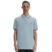 Mens M3600 Twin Tipped Polo Shirt - Stockport Blue/Oxblood/Grassroots - L image