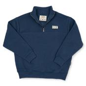 Mens Bracken Quarter Zip Sweater - Navy - XS
