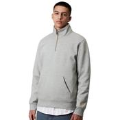 Mens Chase Neck Zip Sweatshirt - Grey Heather - S image