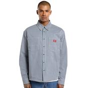 Mens Hickory Long Sleeve Work Shirt - Retro Indigo - XS image