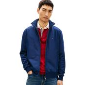 Mens Intechno Knit Flag Embroidery Zip-Thru Jumper - Carbon Navy - XS image