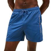 Mens Original Logo Mid Length Swim Shorts - Aegean Sea - S image