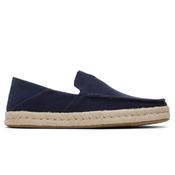 Mens Alonso Rope Loafers - Navy Heritage Canvas - 7 image