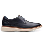 Mens Brantin Plain Shoes - Navy Leather - 7 image