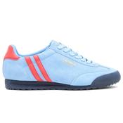 Mens Dijon Runner Trainers - Sky Blue/Red - 7 image