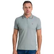 Mens Kanturk Zip Polo Shirt - Aloe Nector - S image