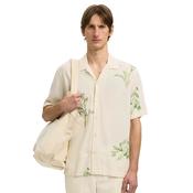 Mens Terry AOP Resort Shirt - Egret - S image