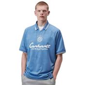 Mens Terrace Football T-Shirt - Heart Train Jacquard/Curacao - XS image