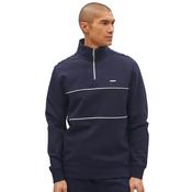 Mens Simon Half Zip Sweatshirt - Midnight Blue - XS