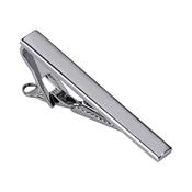 Polished 56mm Tie Pin - Silver - One