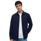 Mens Regular Fit Lyocell Overshirt - Carbon Navy - XS image