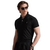 Mens Custom Slim Fit Soft Cotton Polo Shirt - Black - S image