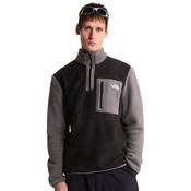 Mens Yumiori 1/4 Zip Fleece Jacket - TNF Black/Smoked Pearl - XS image