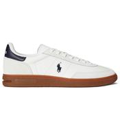 Mens Bedford Leather-Suede Trainers - Off White/Navy - 7 image
