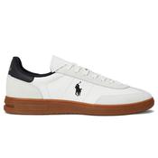 Mens Bedford Leather-Suede Trainers - White/Black - 7 image