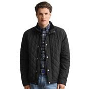 Mens Quilted Jacket - Black - S image