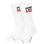 Mens Regular Cut Logo 2-Pack Socks - White - 6-8