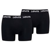 Mens Repeat Logo 2-Pack Trunks - Black - S image