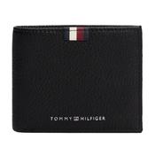 Premium Leather Mini CC Wallet - Black - One image