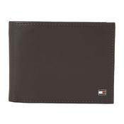 Leather Flap Wallet - Brown - One image