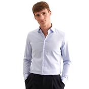 Mens Slim Formal Shirt - Blue - 37