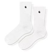 Mens Madison 2-Pack Socks - White - One image