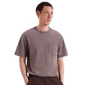 Mens Stacy Pocket T-Shirt - Dark Brown - XS image