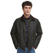 Mens Short Bedale Wax Jacket - Olive - S
